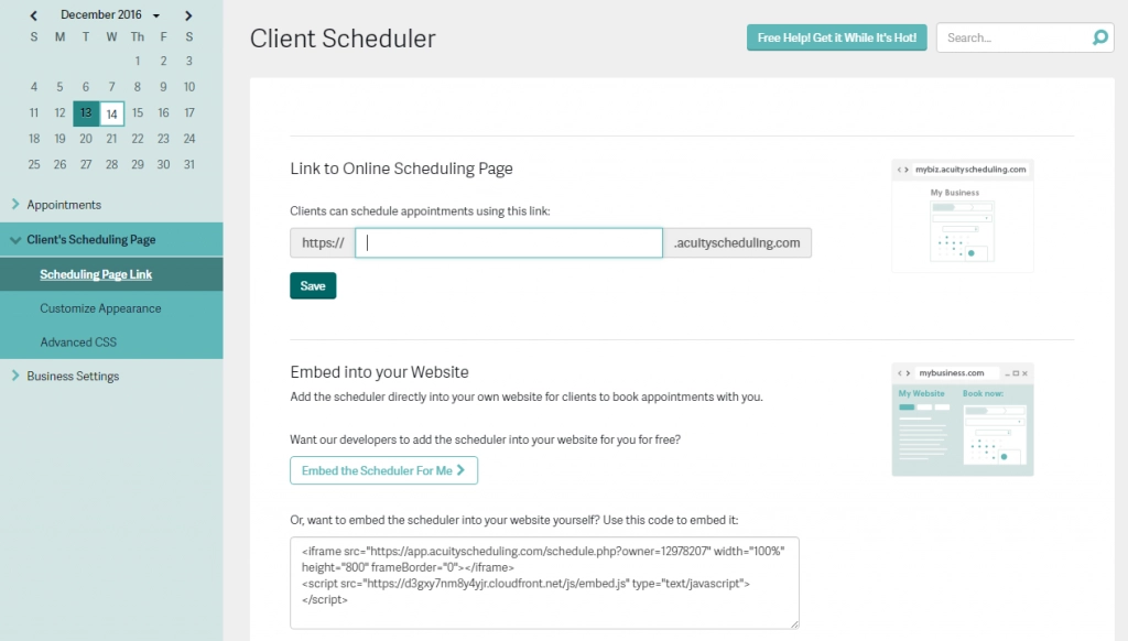 acuity scheduling - תוכנת יומן פגישות